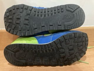 Zapatillas New Balance 574 Azul y Verde