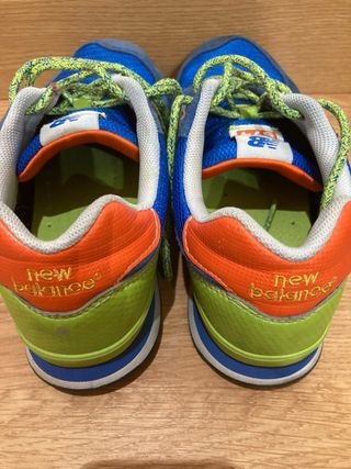 Zapatillas New Balance 574 Azul y Verde