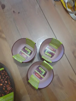 Vassoio e 3 ciotole Omada