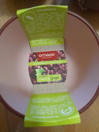 Vassoio e 3 ciotole Omada