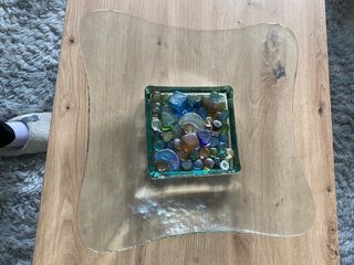 Centro de mesa de cristal