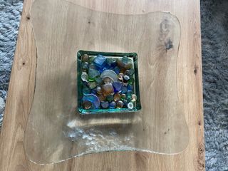 Centro de mesa de cristal