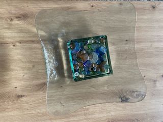 Centro de mesa de cristal