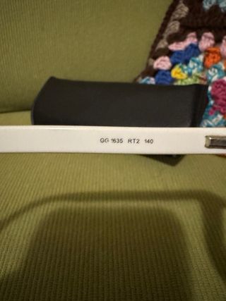 Occhiali da vista Gucci neri e bianchi