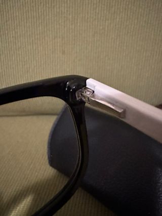 Occhiali da vista Gucci neri e bianchi