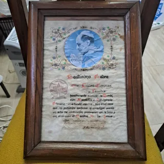 Cuadro Bendición Papa Pío XII