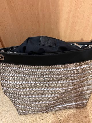 Bolso Gloria Ortiz Dorado y Plateado