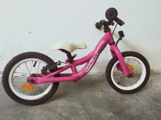 Bicicleta infantil rosa