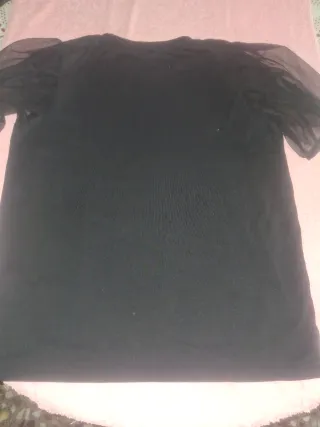 Camiseta T XL con mangas de tul. Ver medidas