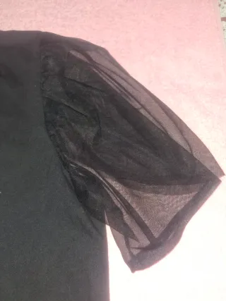 Camiseta T XL con mangas de tul. Ver medidas