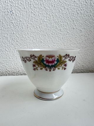 4 Tazas Porcelana Pagodas Yong Shen China años 80
