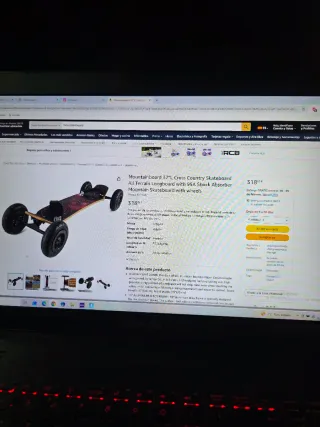 Longboard Todoterreno con Ruedas Grandes