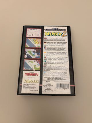 paperboy 2 sega mega drive eur