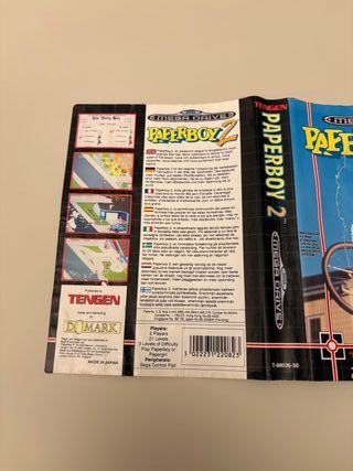 paperboy 2 sega mega drive eur