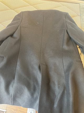 Abrigo lana Massimo Dutti negro