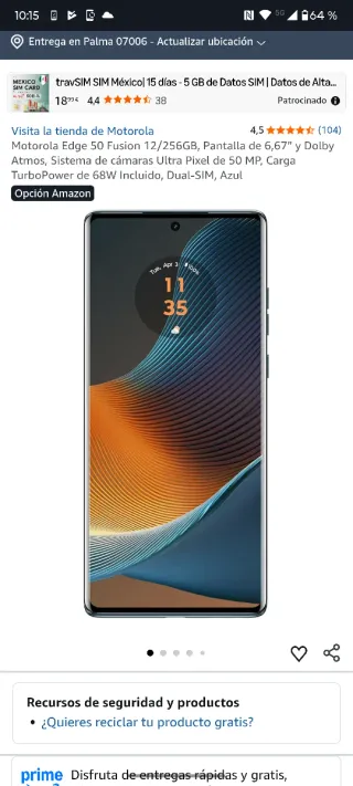 Motorola Edge 50 Fusion 256GB