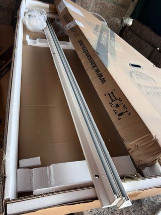 Mampara de ducha curva blanca marca roca 90x90