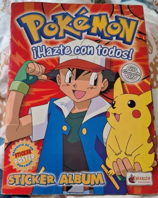 Álbum COMPLETO Pokémon Merlín Año 1999