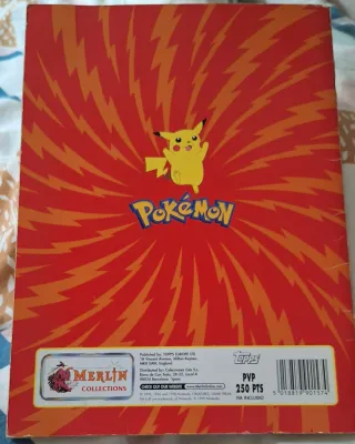 Álbum COMPLETO Pokémon Merlín Año 1999