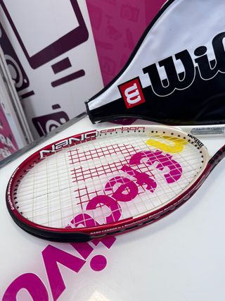 Raqueta tenis wilson nano carbon 4 1/4 L2