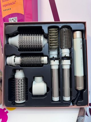 Cepillo Moldeador De Aire Airglam Champagne 8 Heads