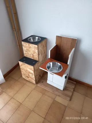 Comedero para perros con megaesófago