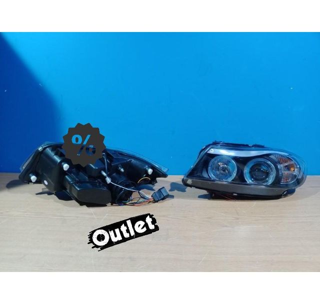 CX FAROS BMW E90 E91 05-08 OJOS ANGEL CCFL FONDO NEGRO R1457