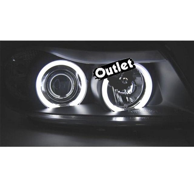 CX FAROS BMW E90 E91 05-08 OJOS ANGEL CCFL FONDO NEGRO R1457