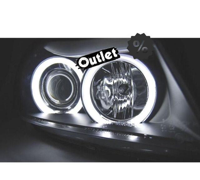 CX FAROS BMW E90 E91 05-08 OJOS ANGEL CCFL FONDO NEGRO R1457