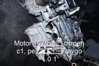 Motor 107 (xn2) citroen c1, peugeot 107 ay