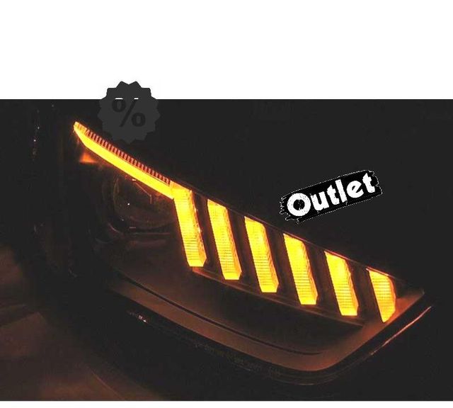 CX FAROS AUDI A4 B8 12-15 XENON + LED DINÁMICO NEGRO R01214