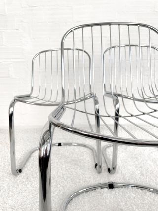 SILLAS GASTONE RINALDI PARA RIMA. 70s