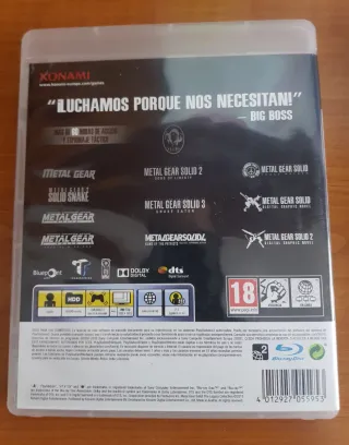 Metal Gear Solid The Legacy Collection PS3