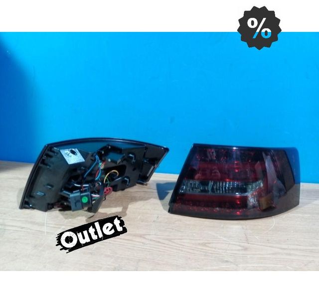 PILOTOS LED BAR ROJO AUDI A6 C6 SEDAN 04-08 AHUMADO 6 PINS R