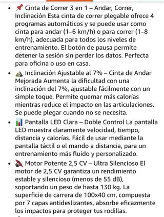 Cinta Correr y Andar HomeFitnessCode 3 en 1