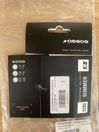 Punteras ciclismo Assos talla 1 (39-42)