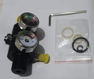 Regulador HPA con válvula pin | 0–3000 PSI | Estac