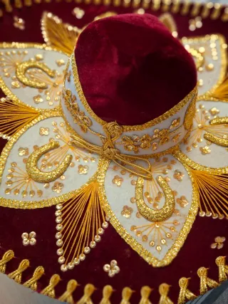 Sombrero Mexicano Charro Bordado