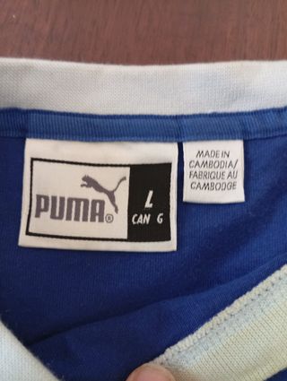Maglietta Puma manica lunga unisex blu/grigia