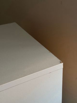 Mesita Noche Ikea KULLEN 2 Cajones Blanca