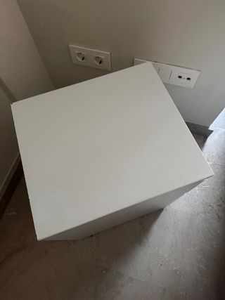 Mesita Noche Ikea KULLEN 2 Cajones Blanca