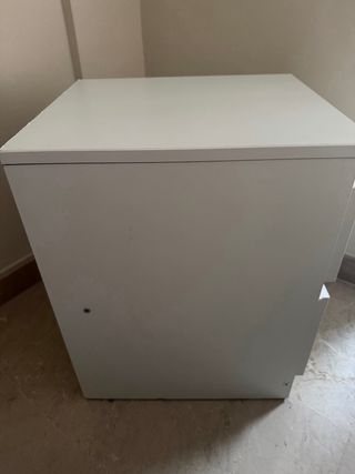 Mesita Noche Ikea KULLEN 2 Cajones Blanca