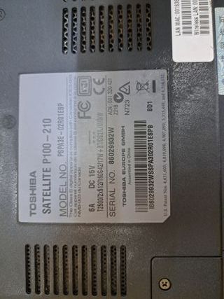 Toshiba Satellite P100 17” Retro