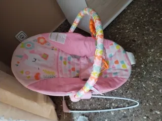 Hamaca para bebé con unicornios