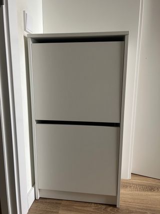 Zapatero IKEA Bissa blanco