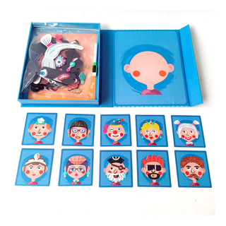 Juego Magnético Puzzle Caras Cambiantes
