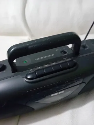 Radio Caset Philips Negra/Gris