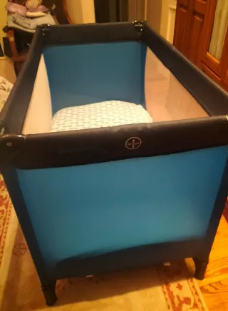 Cuna de viaje + nórdico + funda