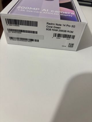 Xiaomi Redmi Note 14Pro 5G  está nuevo