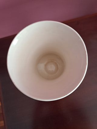 Jarrón porcelana vintage flores